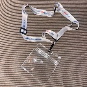 Disney Cruise Lanyard with holder